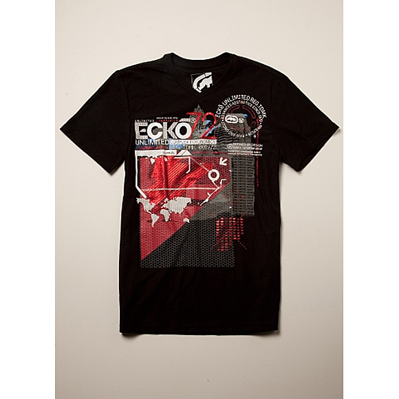 Shirt Ecko Unltd The Glitch Black BNWT New with Tags